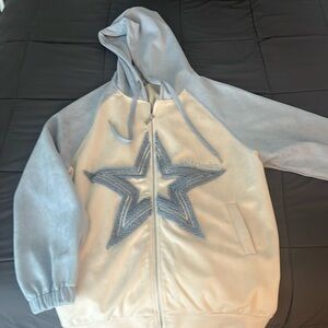 Aelfric Eden Suede Star Patchwork Hoodie